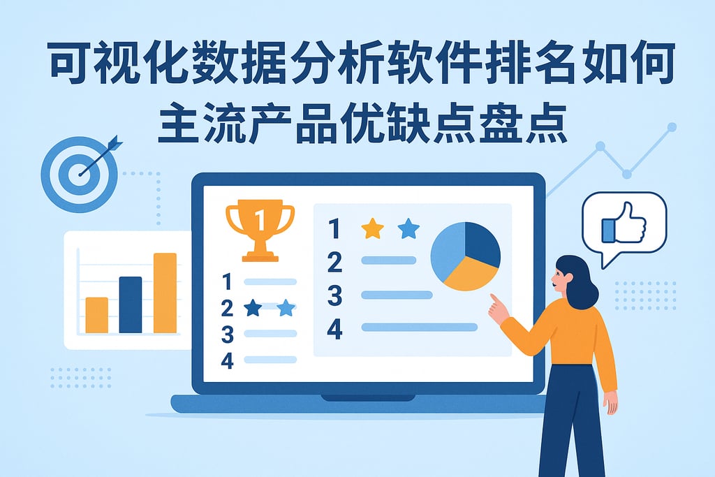 可视化数据分析软件排名如何？主流产品优缺点盘点