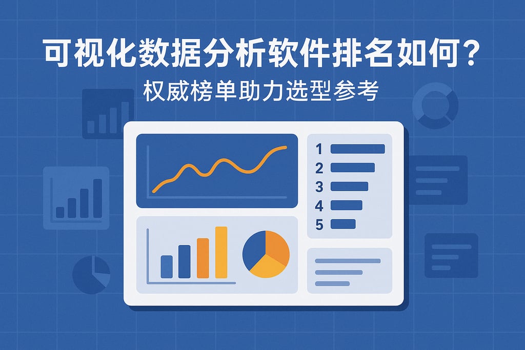 可视化数据分析软件排名如何？权威榜单助力选型参考