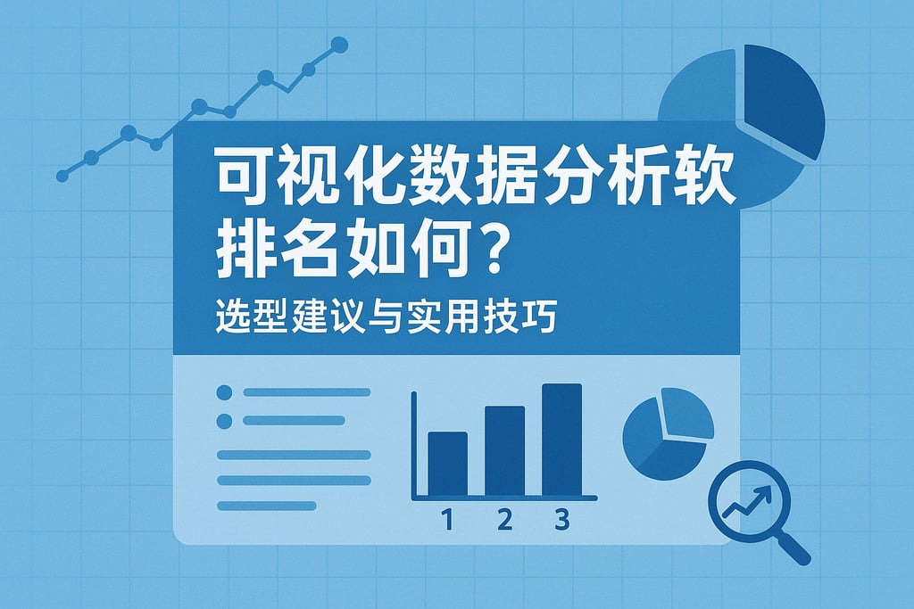 可视化数据分析软件排名如何？选型建议与实用技巧