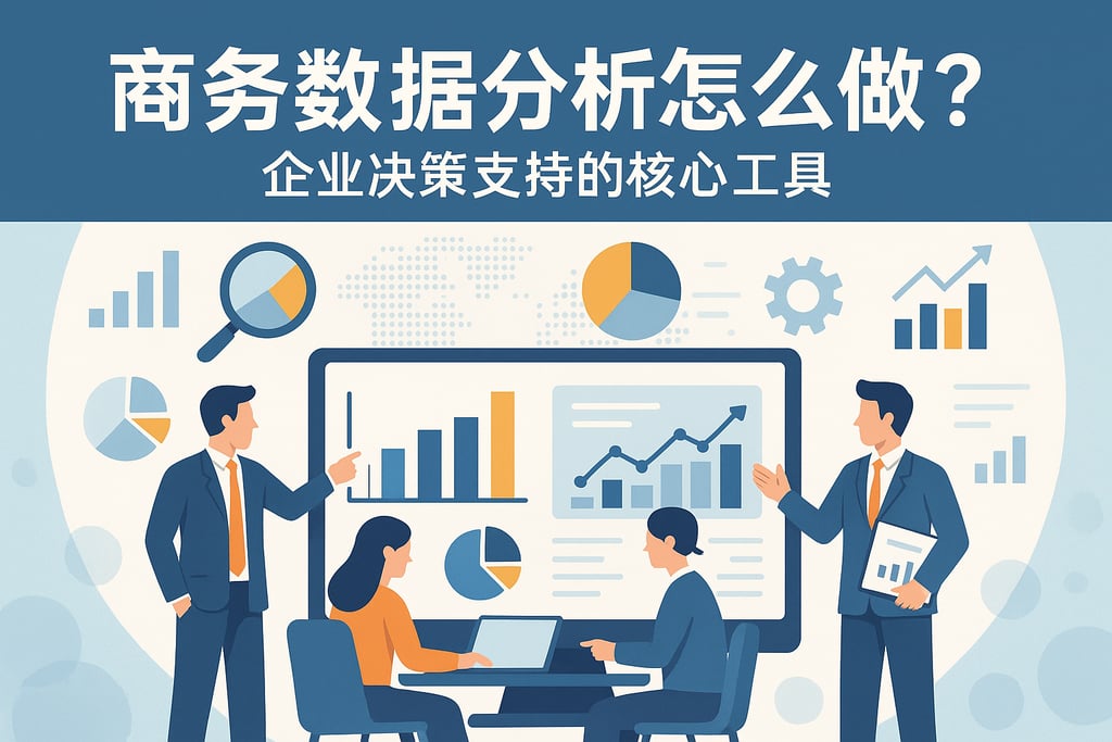商务数据分析怎么做？企业决策支持的核心工具