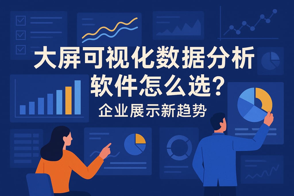 大屏可视化数据分析软件怎么选？企业展示新趋势