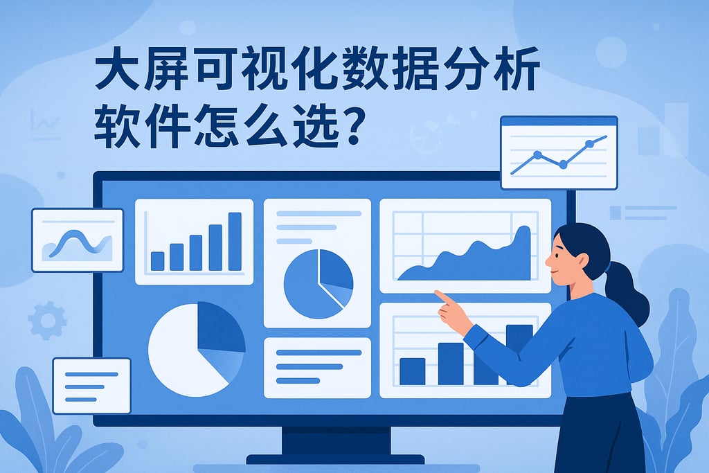 大屏可视化数据分析软件怎么选？展示效果与交互体验