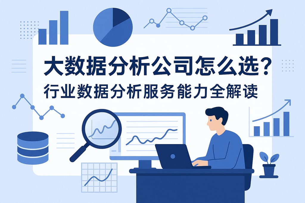 大数据分析公司怎么选？行业数据分析服务能力全解读