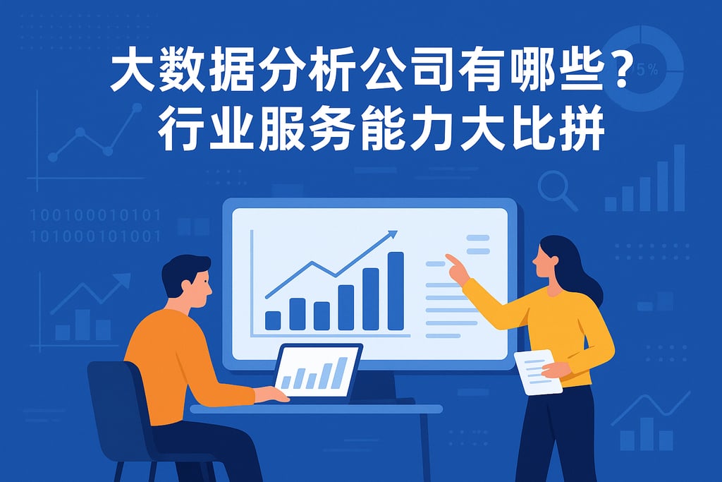 大数据分析公司有哪些？行业服务能力大比拼