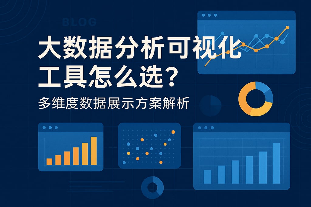 大数据分析可视化工具怎么选？多维度数据展示方案解析