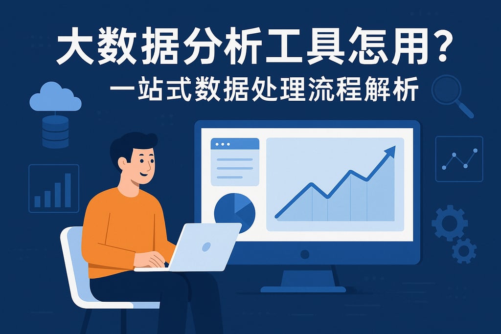大数据分析工具怎么用？一站式数据处理流程解析