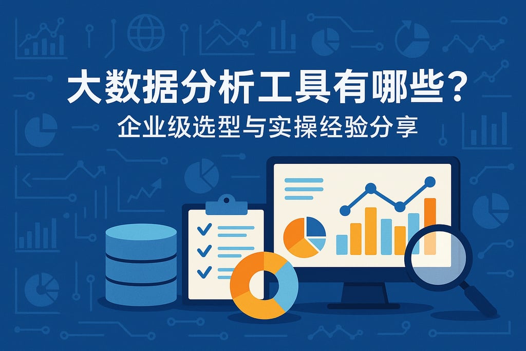 大数据分析工具有哪些？企业级选型与实操经验分享