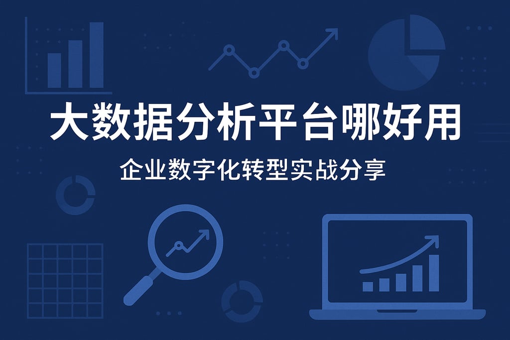 大数据分析平台哪个好？企业数字化转型实战分享