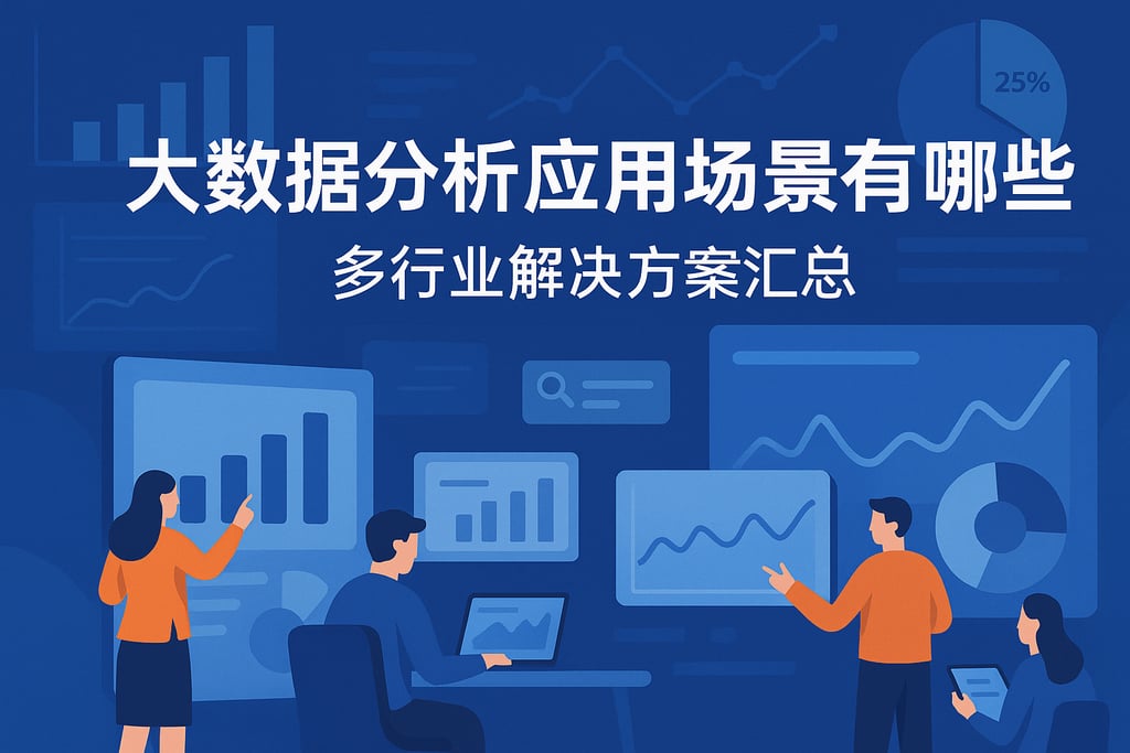 大数据分析应用场景有哪些？多行业解决方案汇总