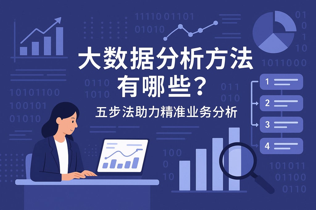 大数据分析方法有哪些？五步法助力精准业务分析