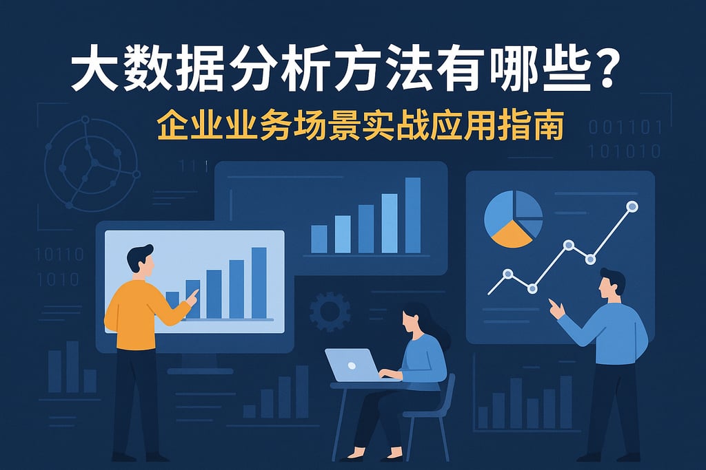 大数据分析方法有哪些？企业业务场景实战应用指南
