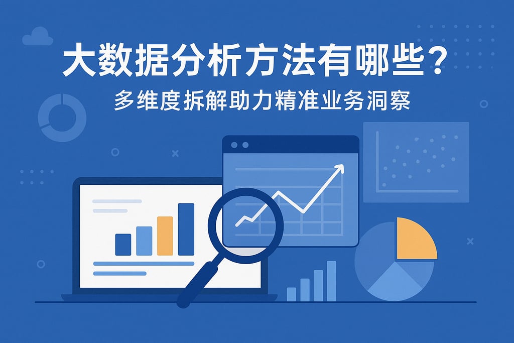 大数据分析方法有哪些？多维度拆解助力精准业务洞察