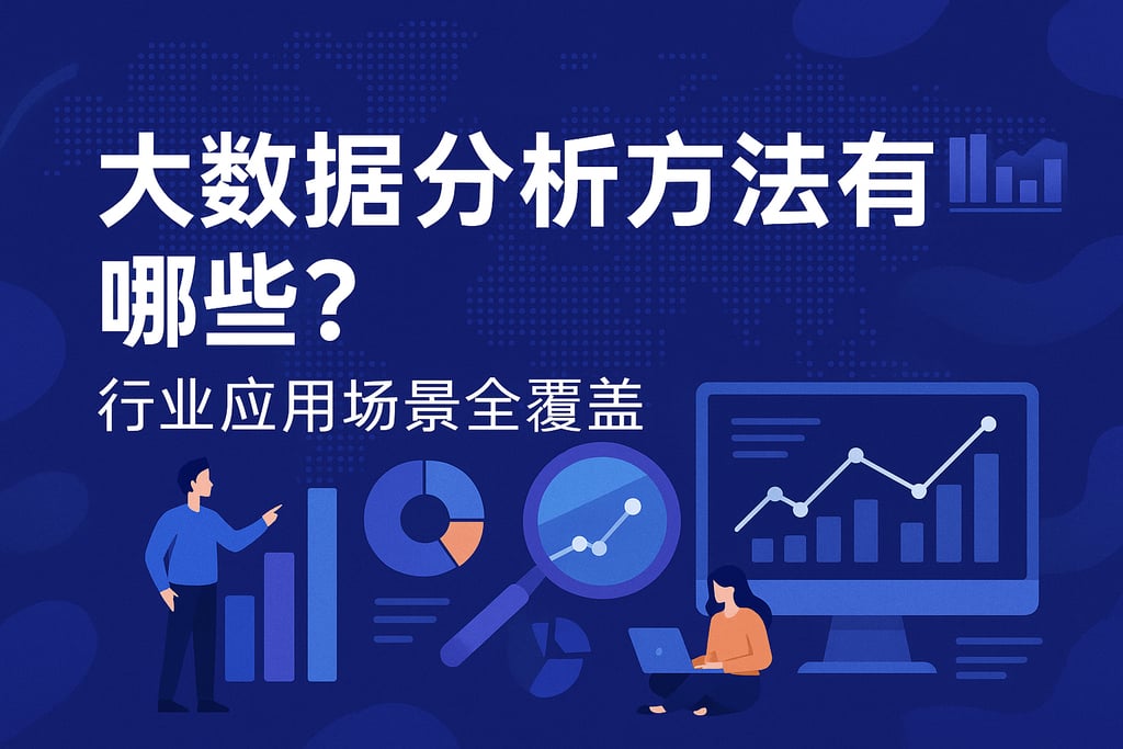 大数据分析方法有哪些？行业应用场景全覆盖