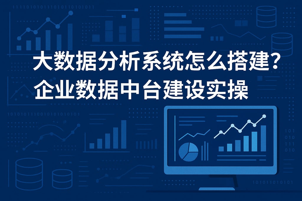 大数据分析系统怎么搭建？企业数据中台建设实操