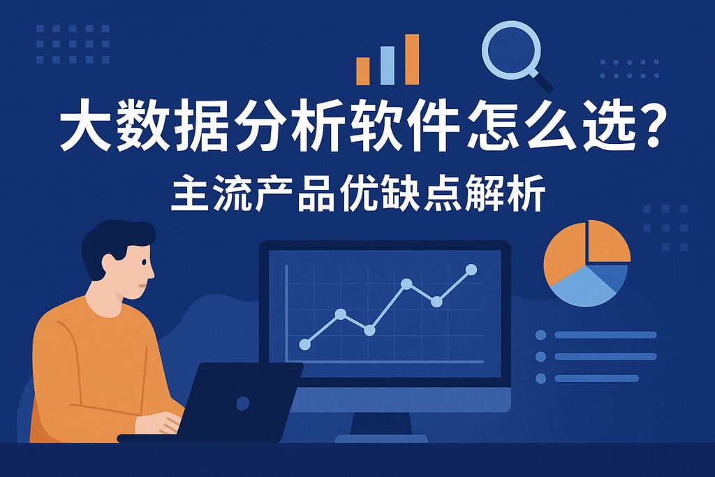 大数据分析软件怎么选？主流产品优缺点解析