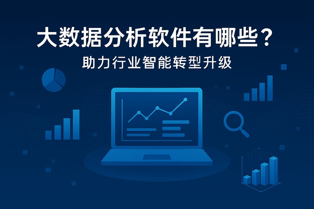 大数据分析软件有哪些？助力行业智能转型升级