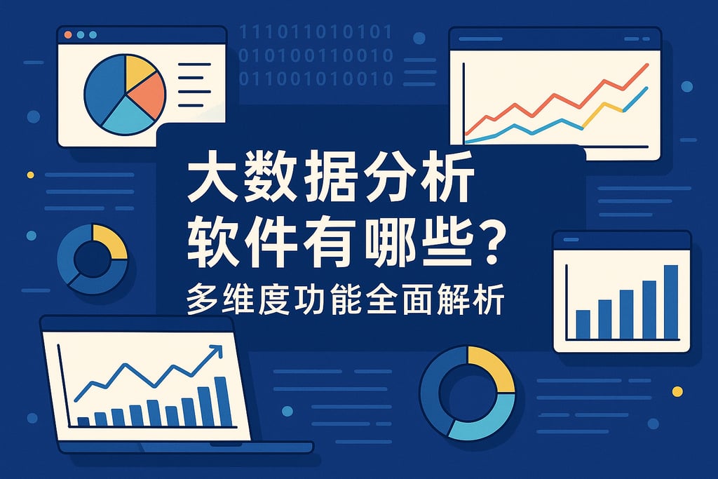 大数据分析软件有哪些？多维度功能全面解析