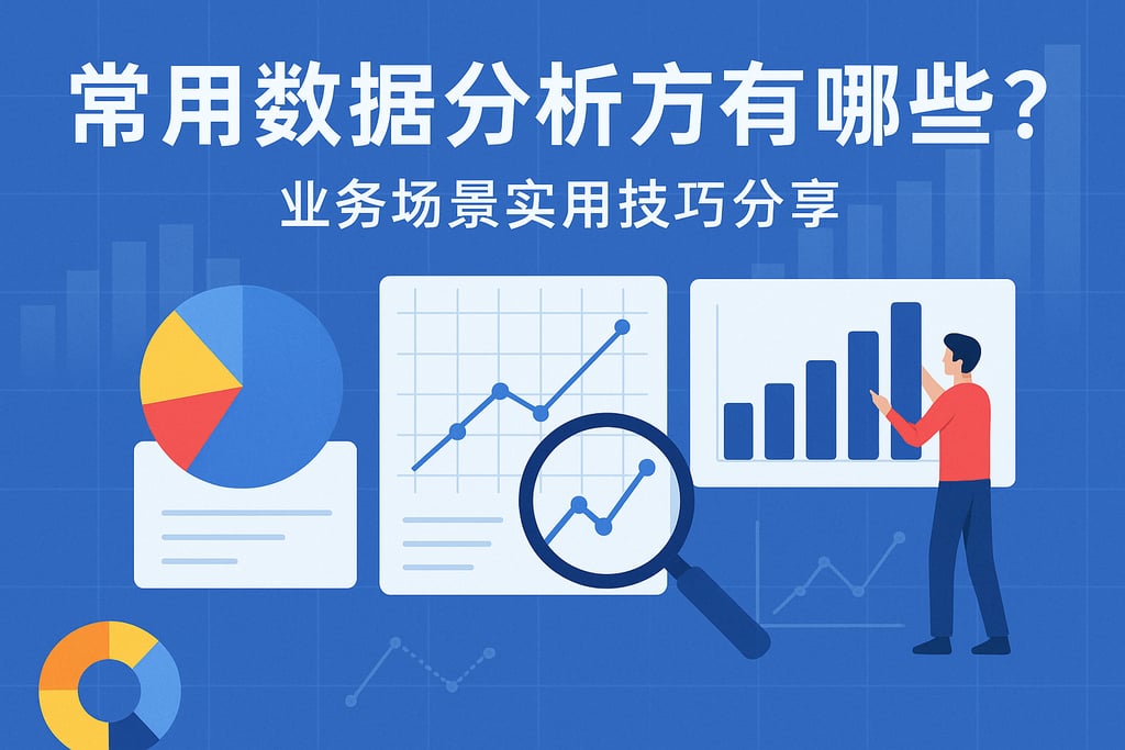 常用数据分析方法有哪些？业务场景实用技巧分享