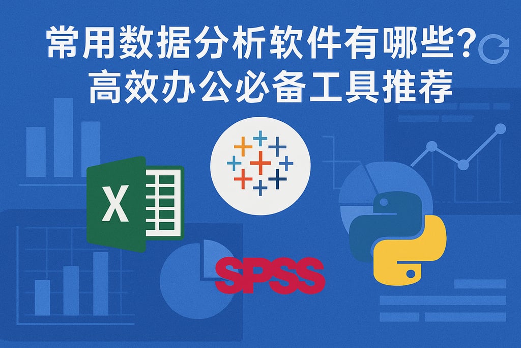 常用数据分析软件有哪些？高效办公必备工具推荐