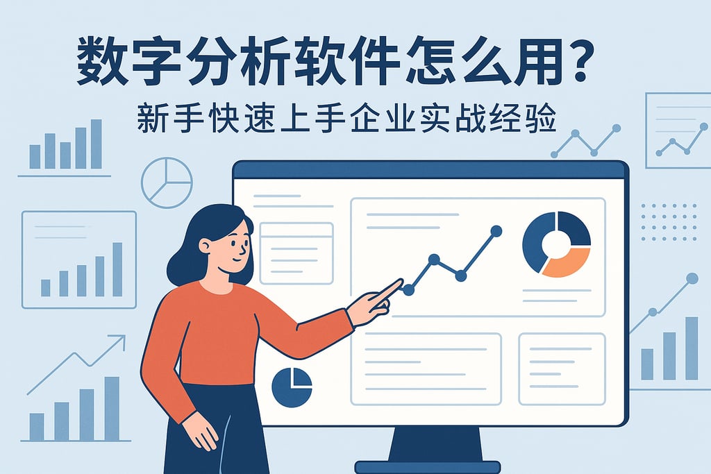 数字分析软件怎么用？新手快速上手企业实战经验