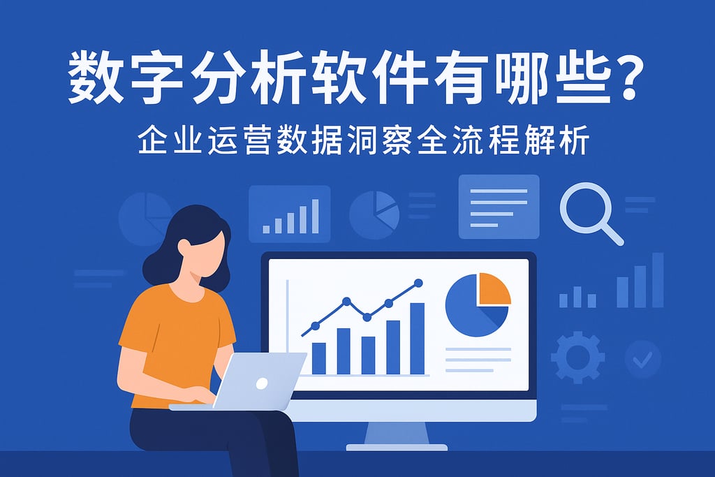 数字分析软件有哪些？企业运营数据洞察全流程解析