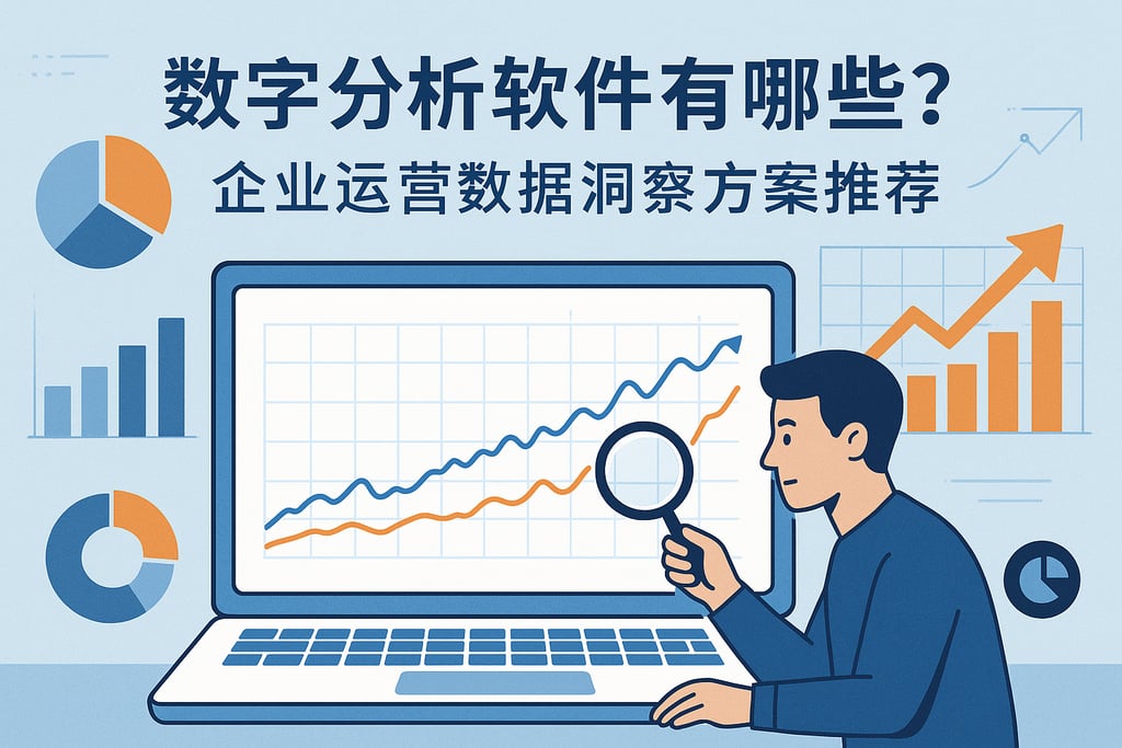 数字分析软件有哪些？企业运营数据洞察方案推荐
