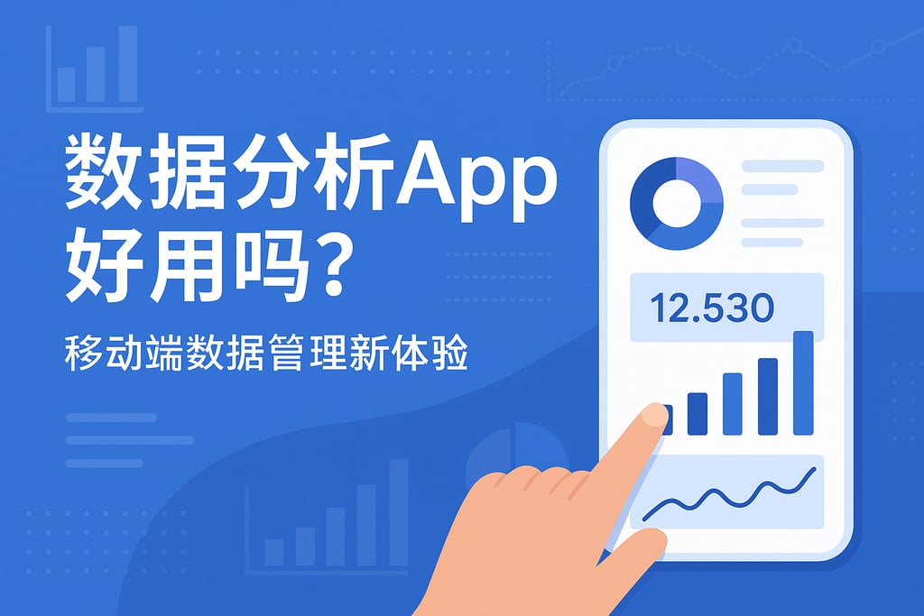 数据分析app好用吗？移动端数据管理新体验