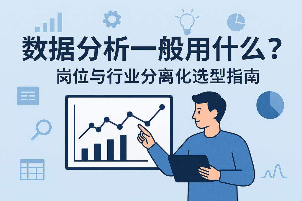 数据分析一般用什么工具？岗位与行业差异化选型指南