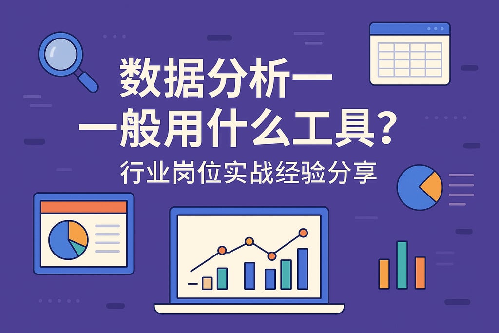 数据分析一般用什么工具？行业岗位实战经验分享