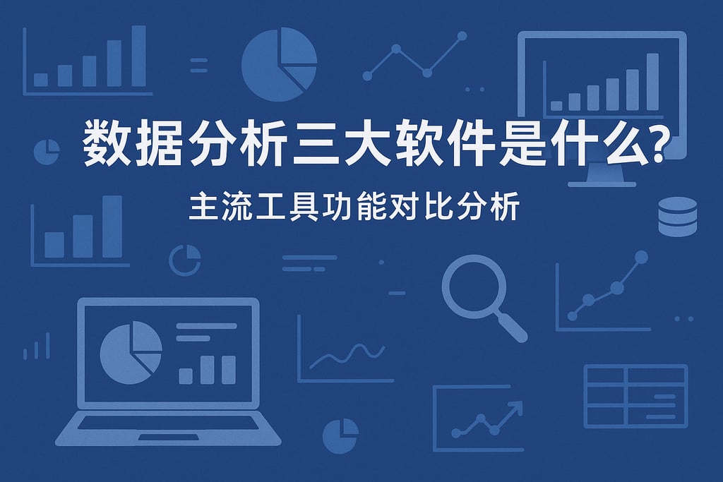 数据分析三大软件是什么？主流工具功能对比分析