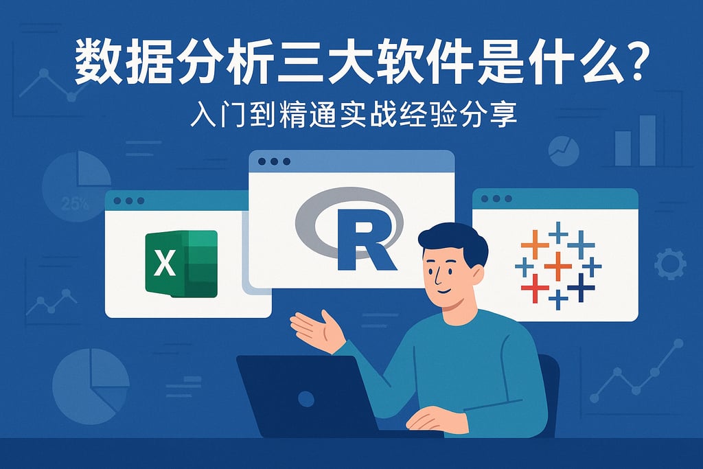 数据分析三大软件是什么？入门到精通实战经验分享