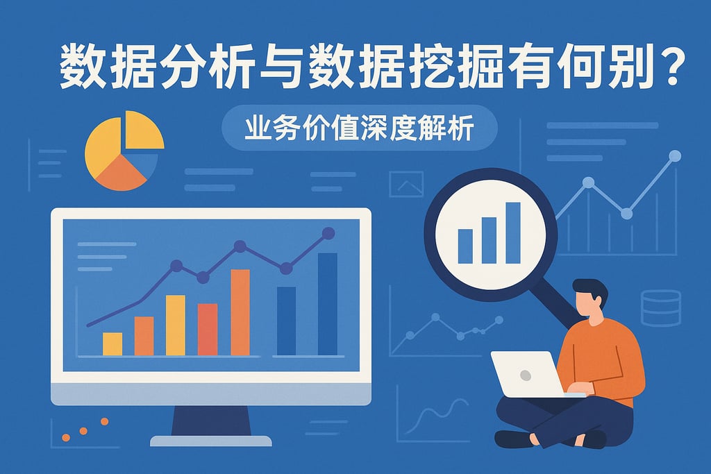 数据分析与数据挖掘有何区别？业务价值深度解析