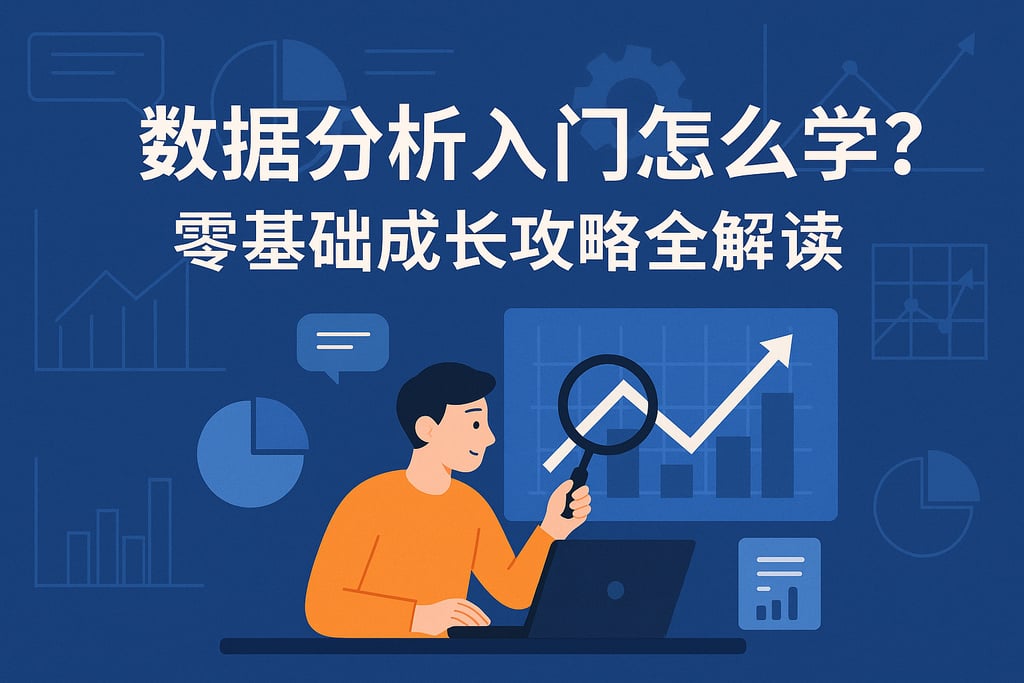 数据分析入门怎么学？零基础成长攻略全解读