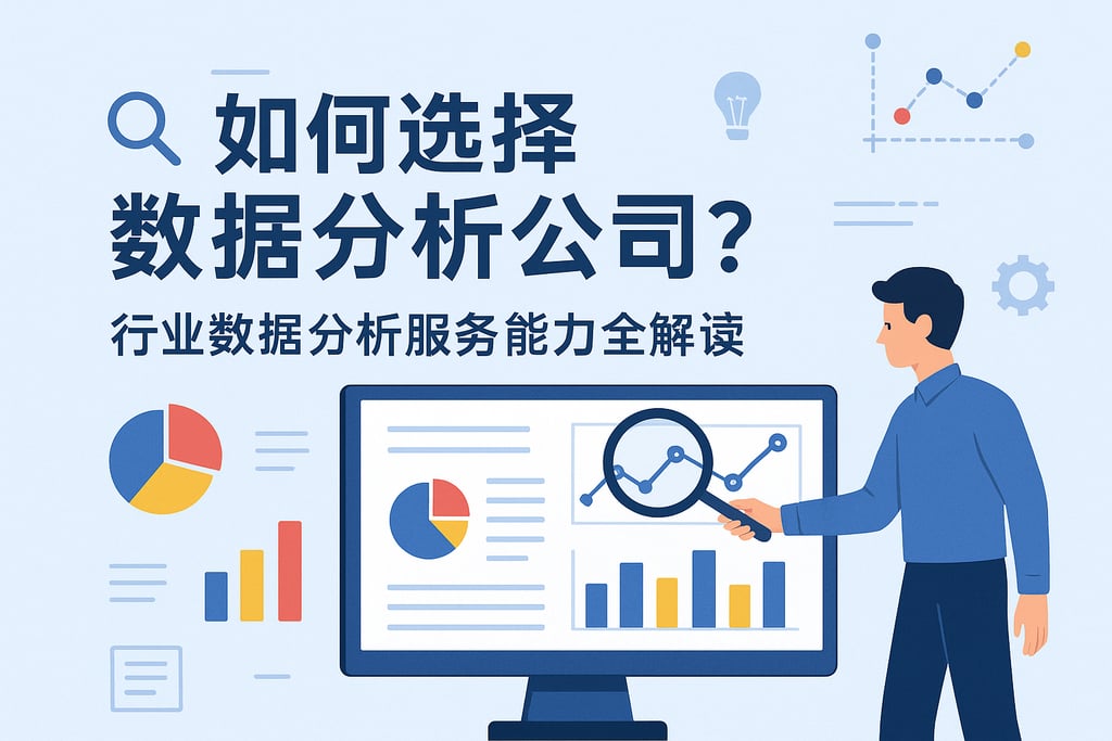 数据分析公司如何选择？行业数据分析服务能力全解读