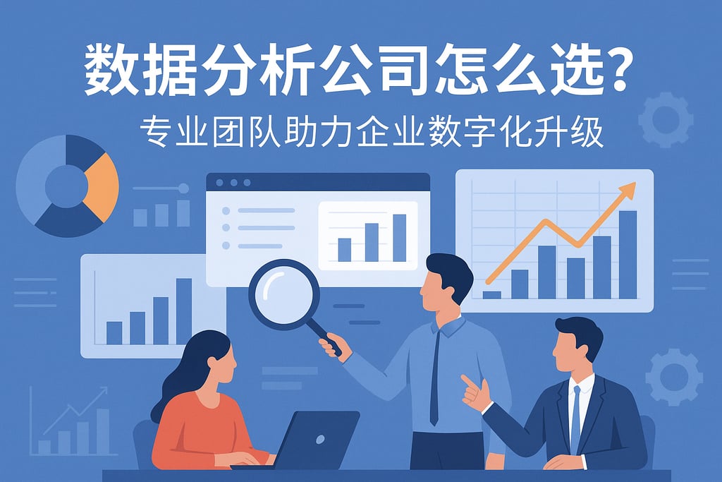 数据分析公司怎么选？专业团队助力企业数字化升级