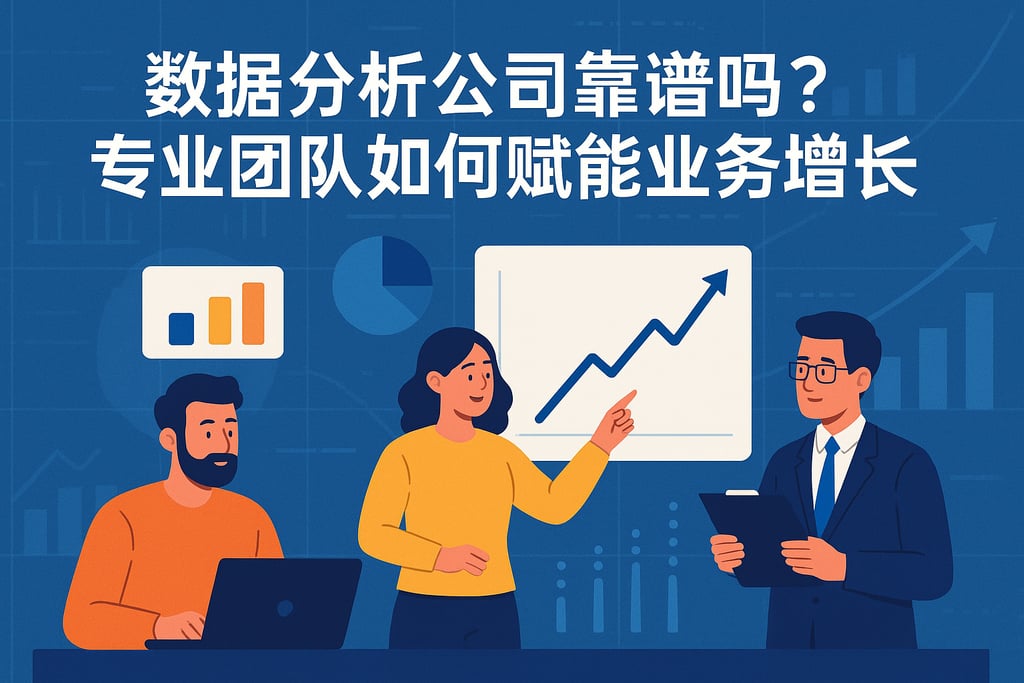 数据分析公司靠谱吗？专业团队如何赋能业务增长