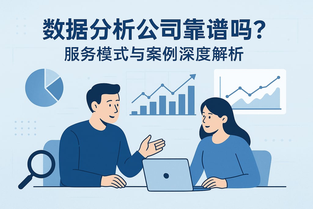 数据分析公司靠谱吗？服务模式与案例深度解析