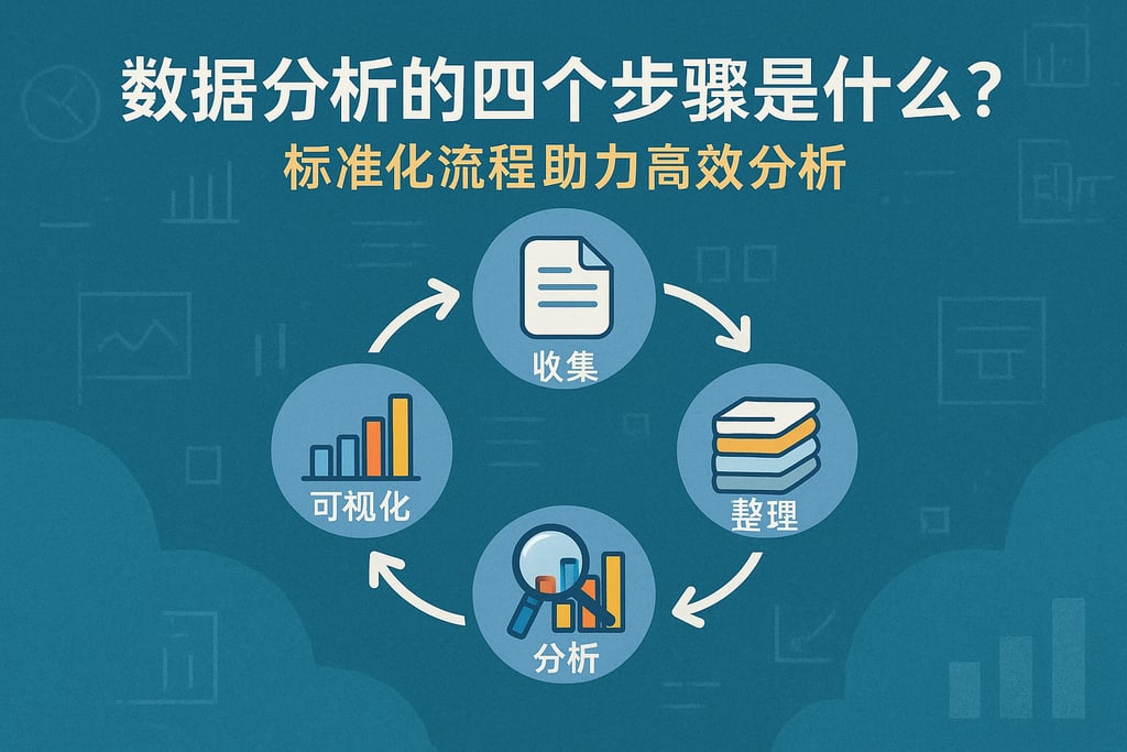 数据分析四个步骤是什么？标准化流程助力高效分析