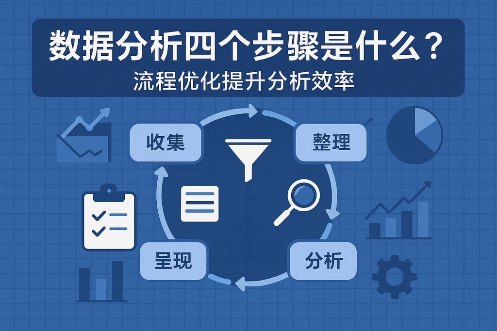 数据分析四个步骤是什么？流程优化提升分析效率