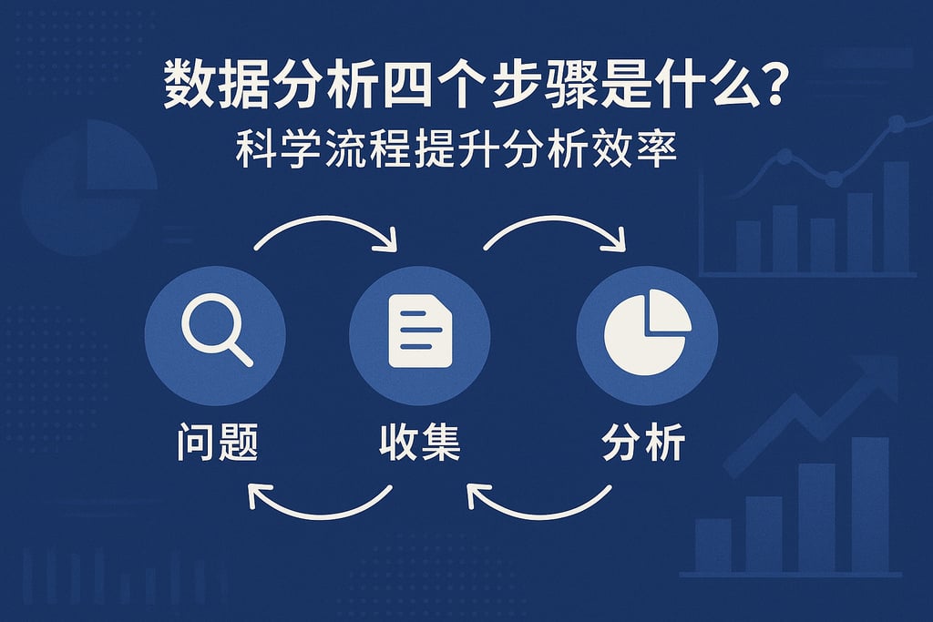 数据分析四个步骤是什么？科学流程提升分析效率