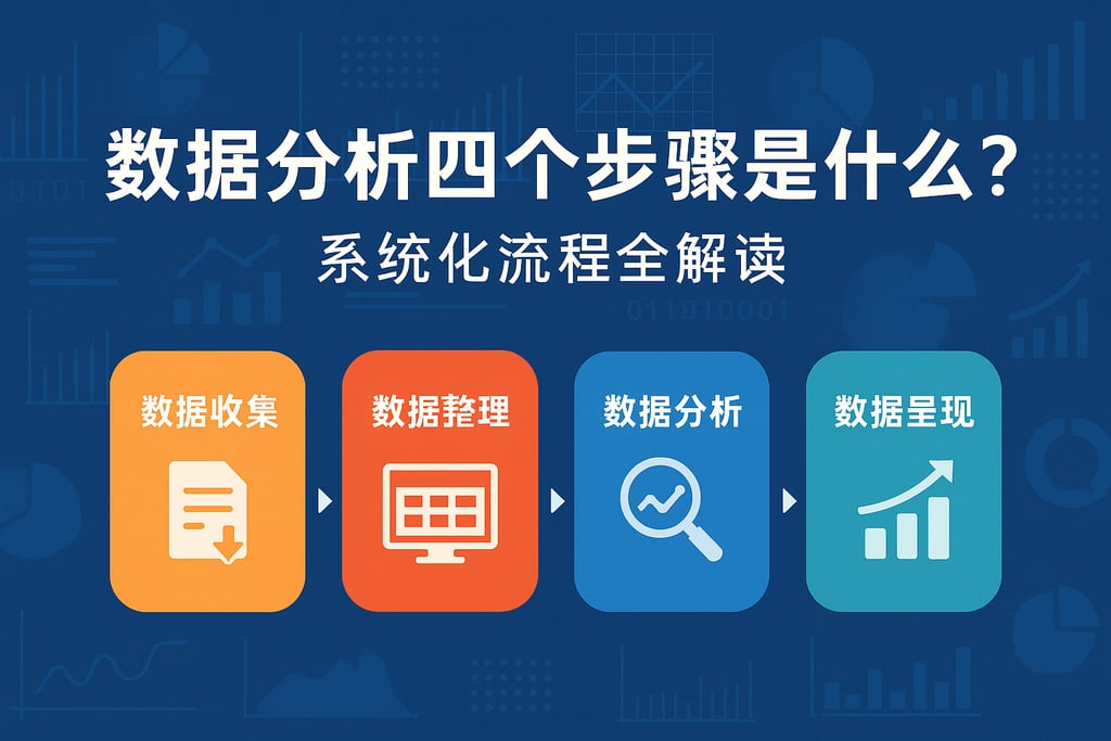 数据分析四个步骤是什么？系统化流程全解读