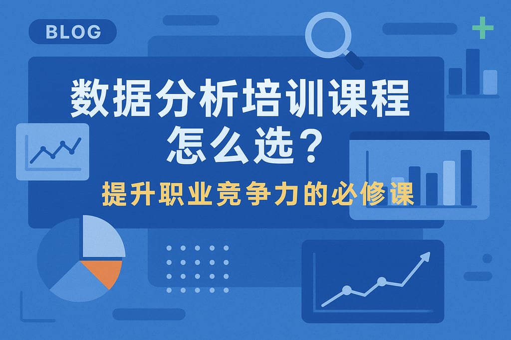 数据分析培训课程怎么选？提升职业竞争力的必修课