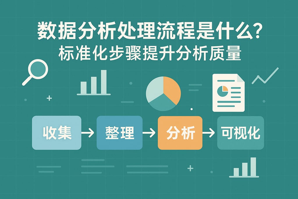 数据分析处理流程是什么？标准化步骤提升分析质量