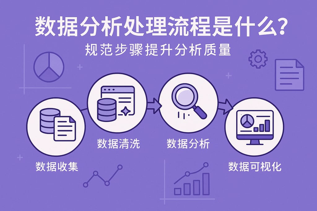 数据分析处理流程是什么？规范步骤提升分析质量