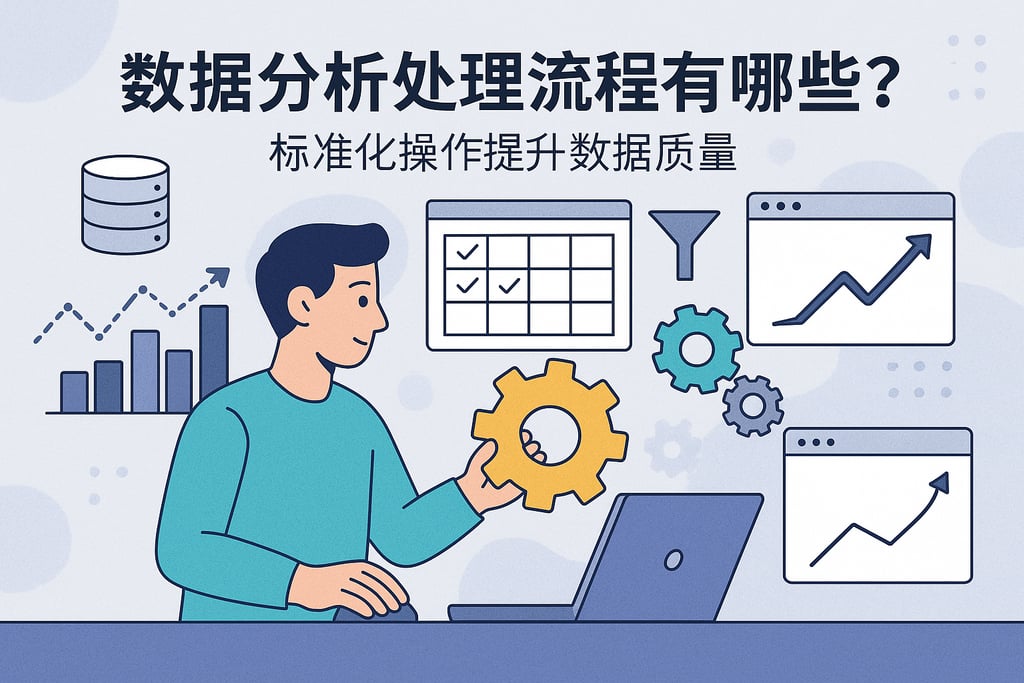 数据分析处理流程有哪些？标准化操作提升数据质量