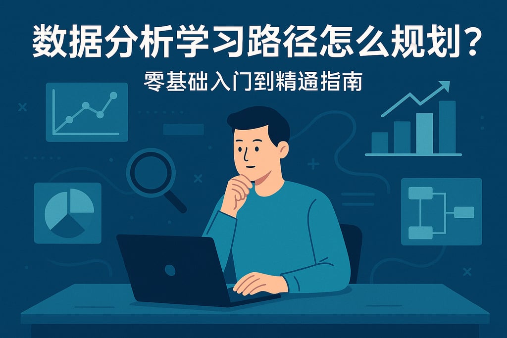 数据分析学习路径怎么规划？零基础入门到精通指南