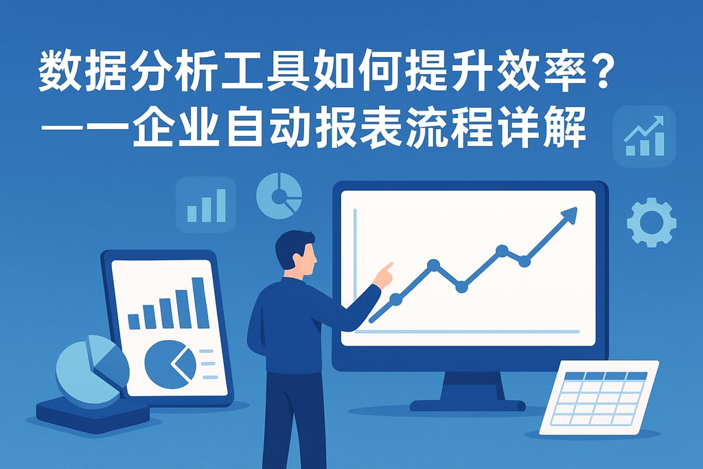 数据分析工具如何提升效率？企业自动报表流程详解