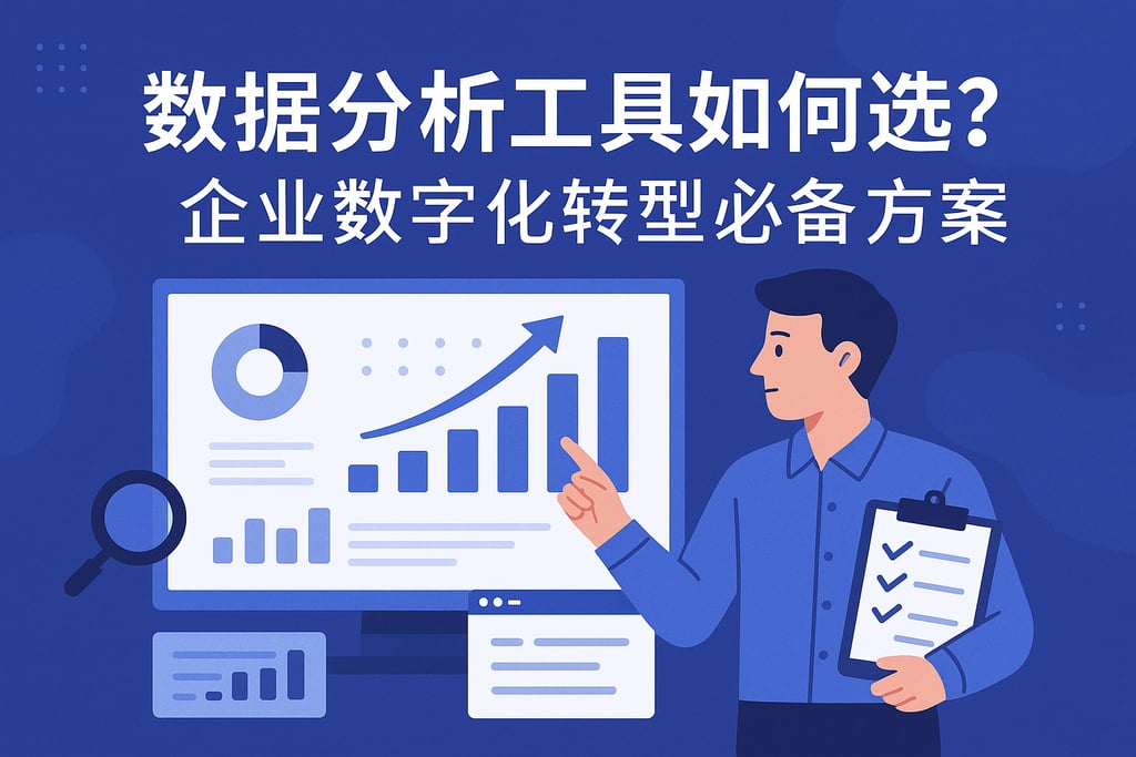 数据分析工具如何选？企业数字化转型必备方案