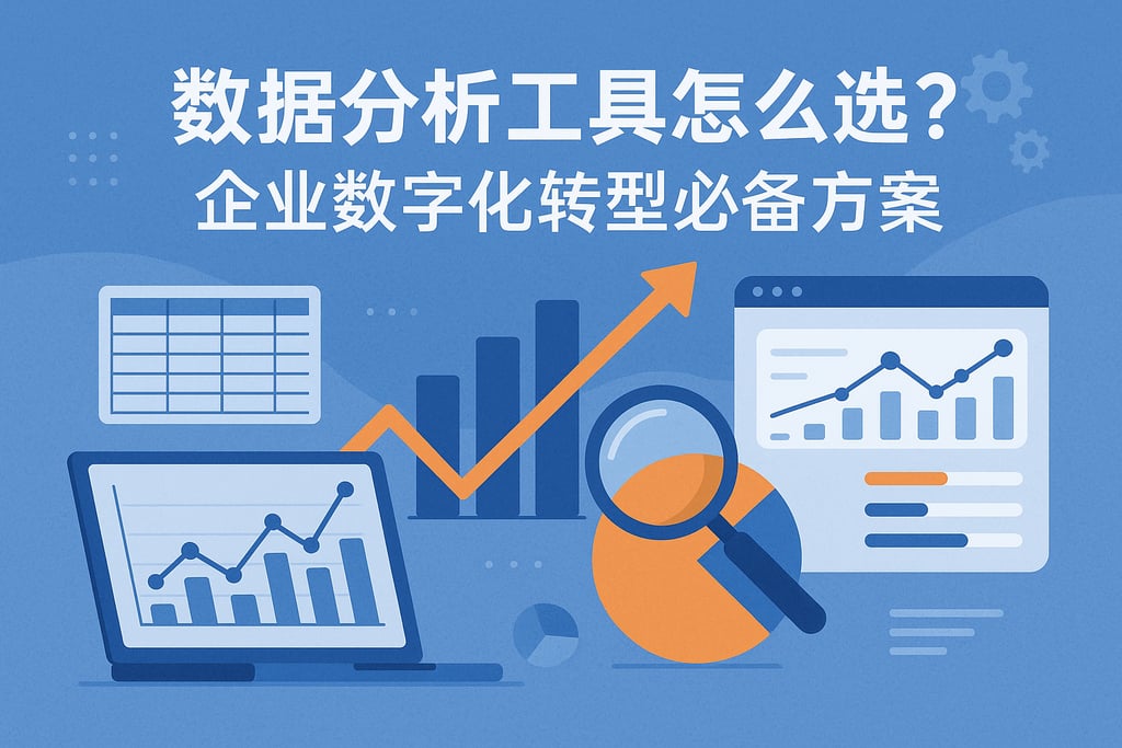 数据分析工具怎么选？企业数字化转型必备方案