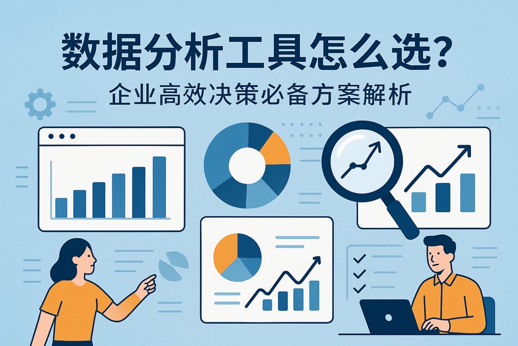 数据分析工具怎么选？企业高效决策必备方案解析